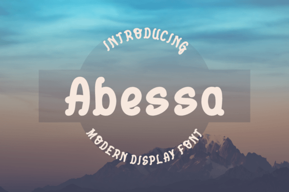 Abessa: A Bold, Authentic Display Font for Real Branding Work