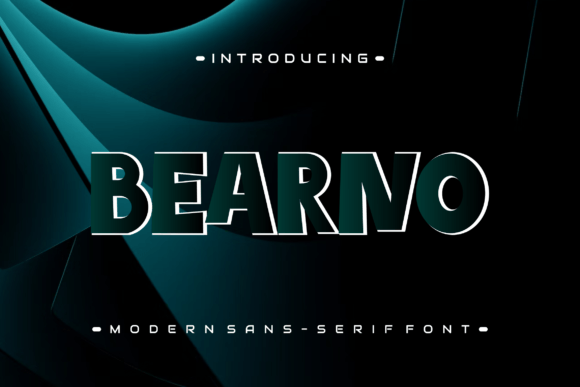 Bearno: A Bold Display Font That Commands Attention