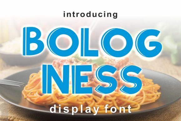 Bologness: A Groovy Display Font for Makers and Creatives