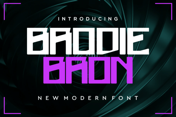 Brodie Bron: A Display Font That Cuts Through the Feed