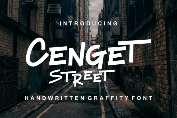 Cenget Street Font: Urban Cool for Handmade Brands