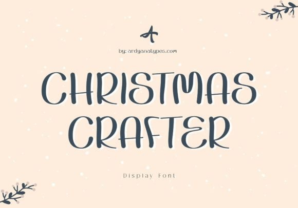 Christmas Crafter: A Handwritten Font That Brings Holiday Products to Life