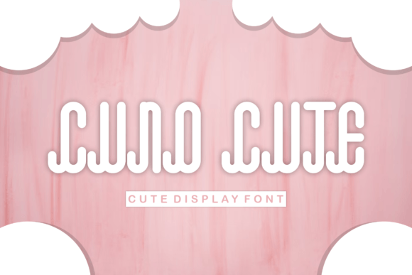 Cuno Cute: A Playful Display Font for Digital Branding