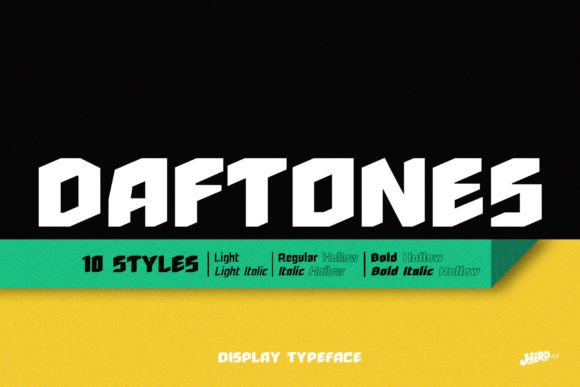 Daftones: A Display Typeface That Cuts Through the Feed