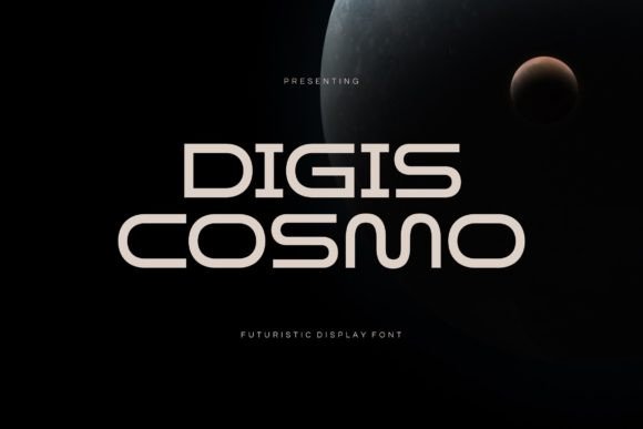 Digis Cosmo: A Display Typeface for Modern Branding