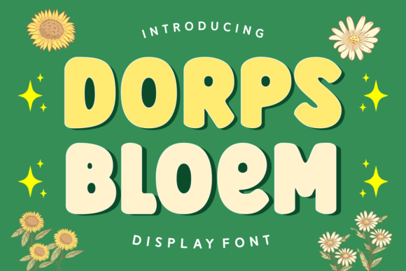 Dorps Bloem: A Playful Display Font That Builds Brand Recognition