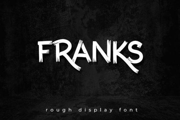 Franks Handwritten Display Font for Crafters