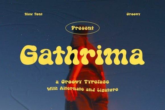 Gathrima: A Funky Display Font for Creative Makers