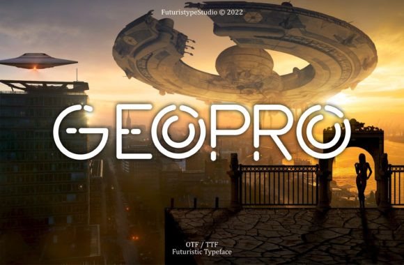 Geopro: A Futuristic Display Font for Web Designers