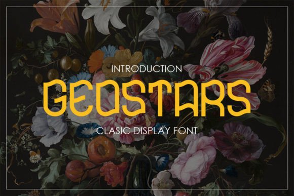 Geostars Display Font: A Vintage Look for Modern Small Brands