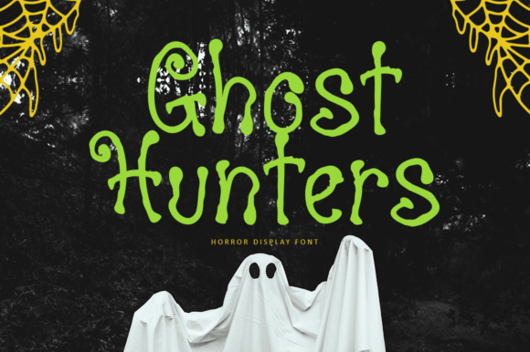 Ghost Hunters: A Spooky Display Font for Editorial Design
