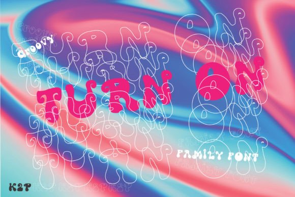 Groovy Turn on Font Brings Retro Whimsy to Editorial Design