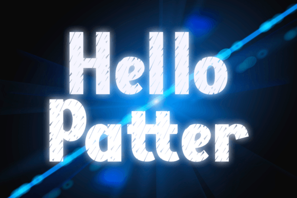 Hello Patter: A Vibrant Display Font for Editorial Impact