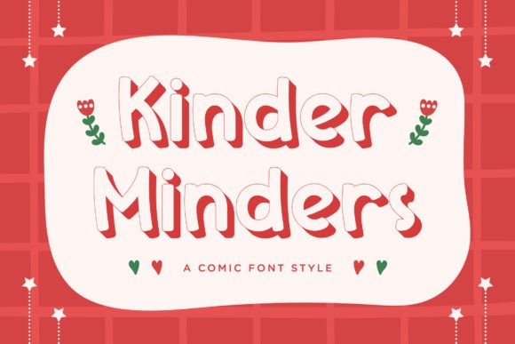 Kinder Minders: A Playful Display Font for Unforgettable Branding