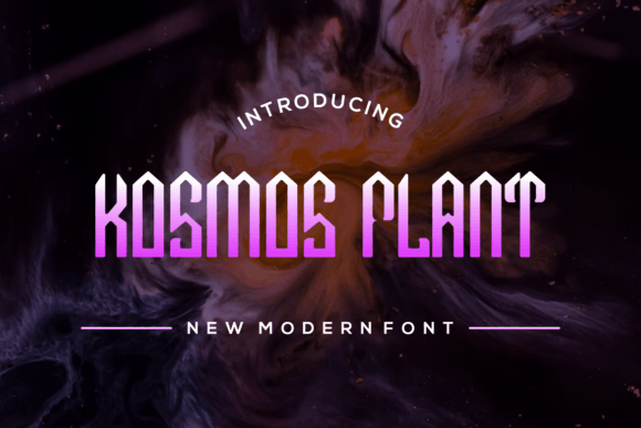 Kosmos Plant: The Display Font That Elevates Small Brands