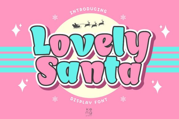 Lovely Santa: A Playful Display Font for Handmade Charm