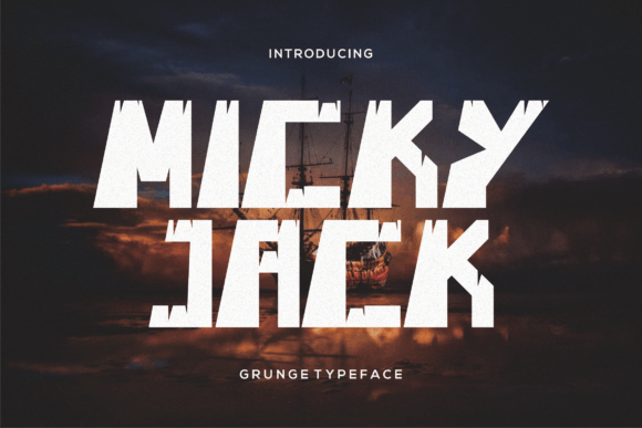 Micky Jack Font: Bold Character for Editorial Design