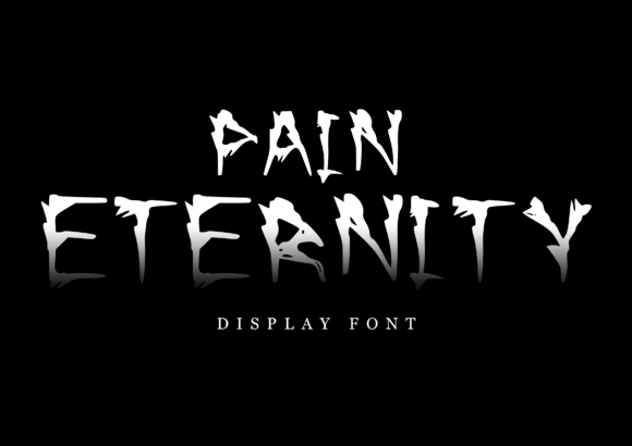 Pain Eternity: A Horror-Inspired Display Font for Editorial Impact