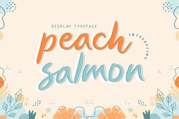 Peach Salmon: A Friendly Display Font for Digital Brands