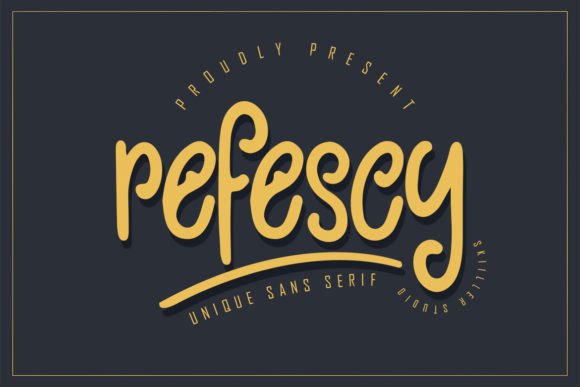 Refescy: A Playful Display Font That Lifts Your Web Design