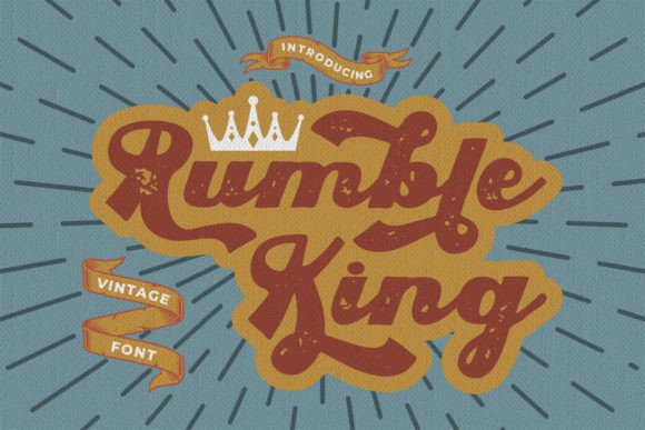 Rumble King: The Script Font for Branding with Character