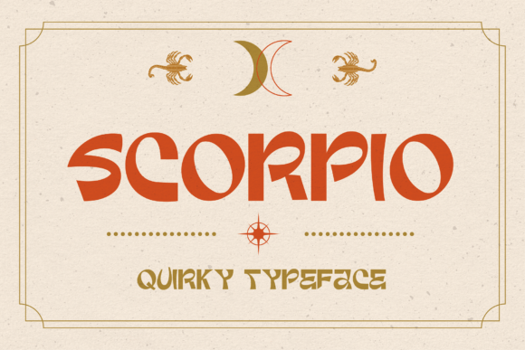 Scorpio: A Distinctive Display Typeface for Editorial Design
