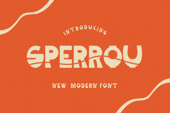 Sperrou: A Playful Display Font for Makers and Shops