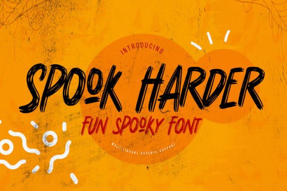 Spook Harder Font: Bold Texture for Memorable Branding