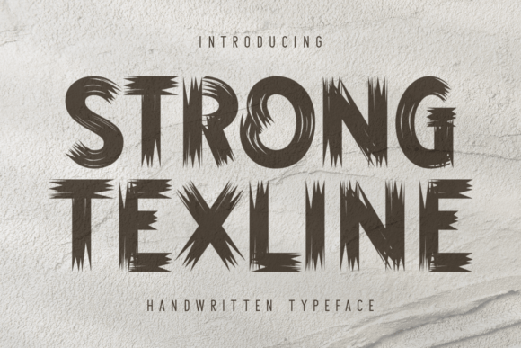Strong Texline Font: A Maker’s Quirky Handwritten Display