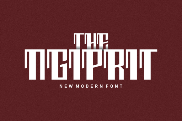 The Ngiprit: A Modern Display Font for Digital Design