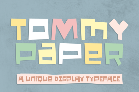 Tommy Paper: A Playful Display Font for Handmade Brands