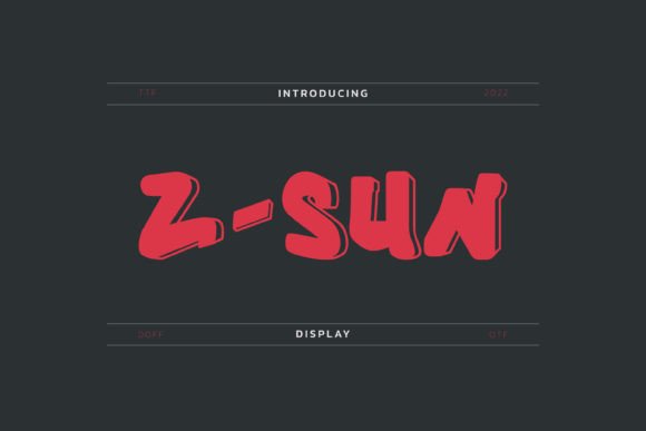 Z Sun: A Display Font That Speeds Up Campaign Design